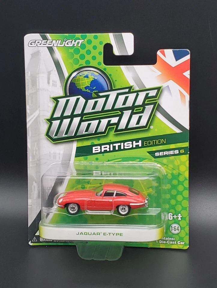 Красный Greenlight Motor World Jaguar E-Type британское издание - Изображение 2 из 4