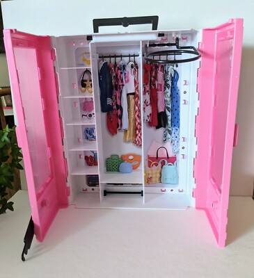 Barbie Clothes Rack Barbie Doll Hanger Barbie 2018 Mattel Pink