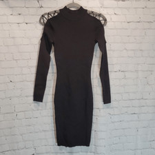 Central Park West black long sleeve sweater dress NWT