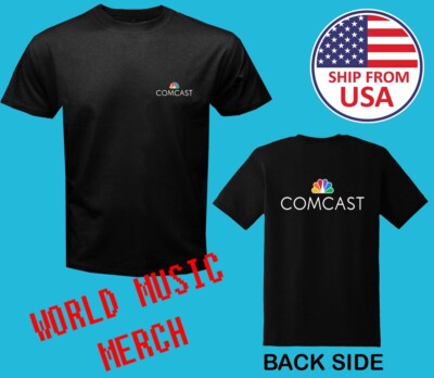Comcast Corporation Men's Black Size S-5XL