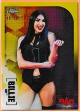 2020 Topps Chrome WWE Wrestling Gold Refractor Billie Kay #12 RAW  48/50