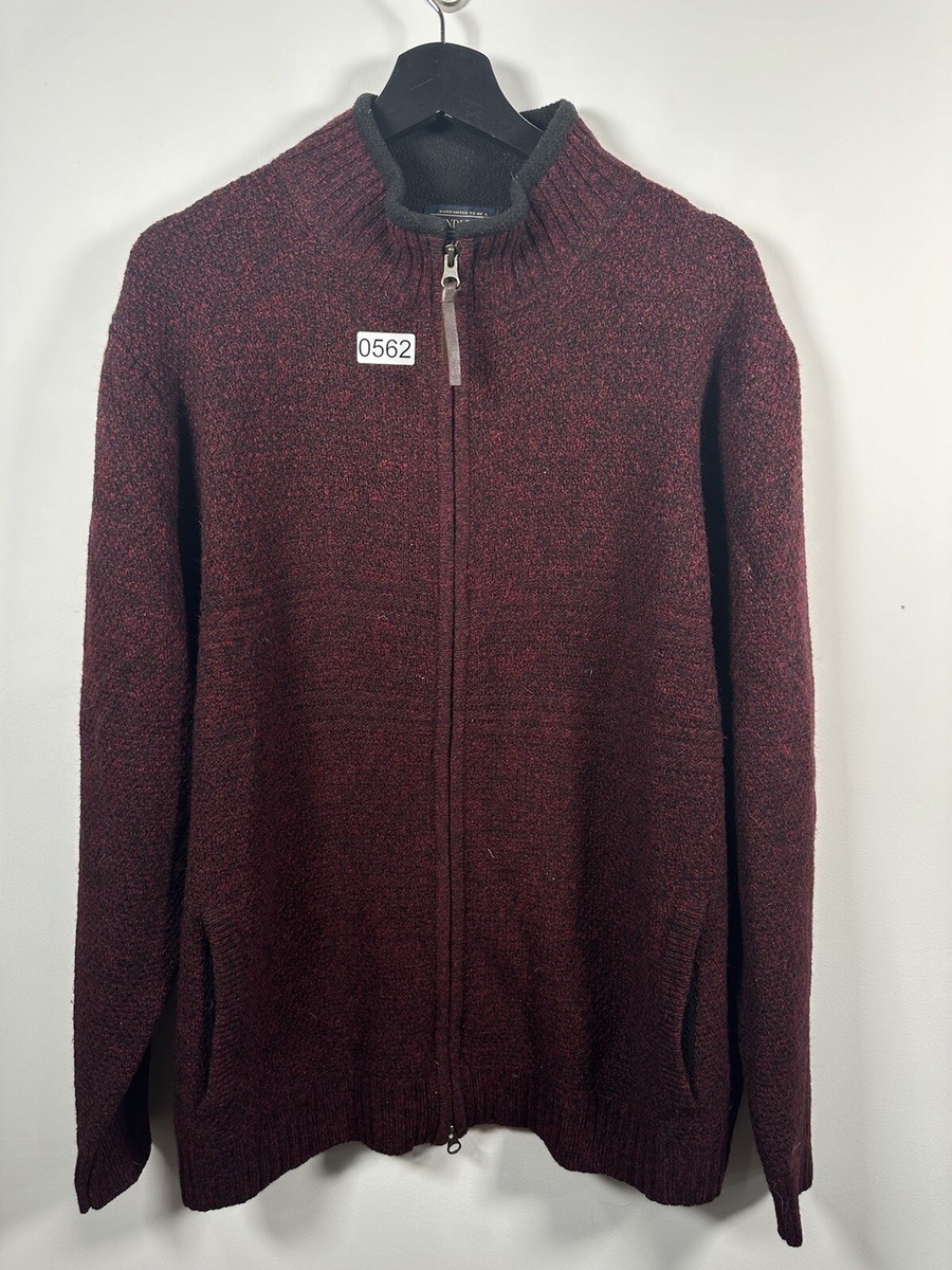 Pendleton Unisex Double Zip Up Size XL Washable Wool Red