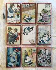Raggedy Ann Vintage 9 Pocket Pen Pal Cards only No Protector 35 judysjemscrafts