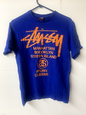 Vintage Stussy Shirt Medium Bronx Queens Staten Island Y2K