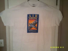 PORT AND COMPANY "Oakland International Air Show Tee" MENS WHITE T-SHIRT 2XL    
