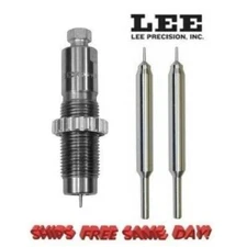 Lee Depriming & Decapping Die w/ 2 Heavy Duty Guided Pins for 22 Cal 90292+91576