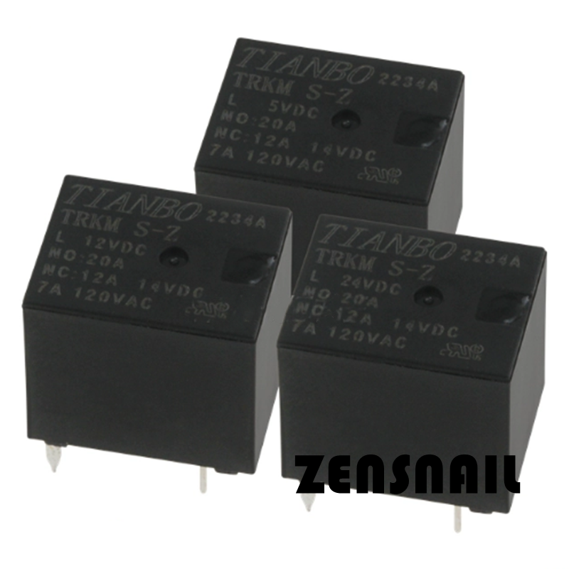 2PCS TRKM-S-Z-L-24VDC RELAY 24VDC 20A 5PINS NEW | eBay