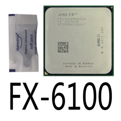 AMD FX Series FX-6100 Six Core CPU 3.3GHz Socket AM3+ CPU Processor
