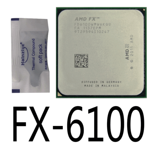 AMD FX Series FX-6100 Six Core CPU 3.3GHz Socket AM3+ CPU Processor - Picture 1 of 1