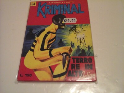 KRIMINAL - N.34 - TERROR IN SOUTH TYROL - HORN EDITORIAL - 27 January 1966