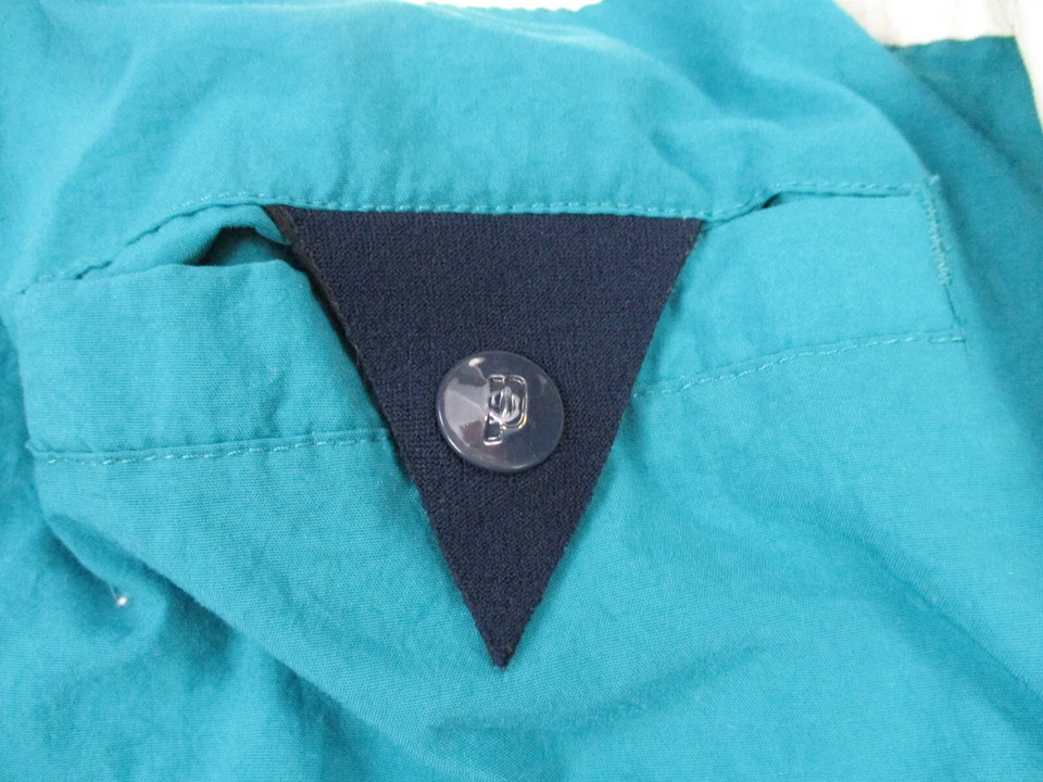 VINTAGE Prince Tennis Jacket Women Medium White Blue Performance Windbreaker 80s - Image 4 of 4