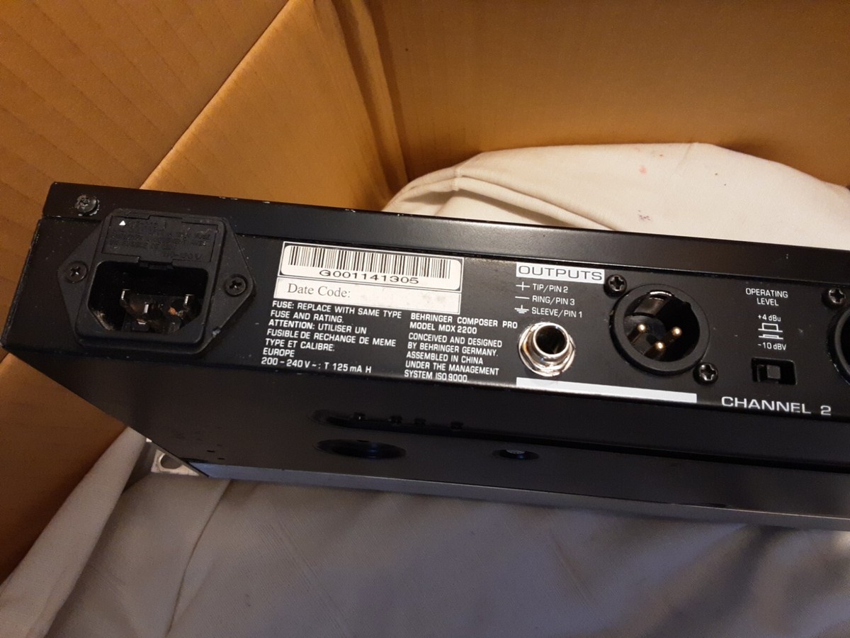 Behringer Composer Pro MDX 2200 multi Audio Interactive Dynamics