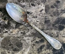 c1900 FLORECE 1898 CAPTAIN SIGSBEE US BATTLESHIP MAIN DEMITASSE COFFEE SPOON☕️