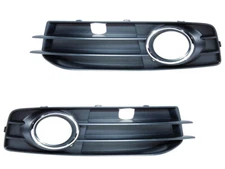 For A3 Sport Package 09 - 13 Fog Light Cover Bezel With Chrome Trim Pair