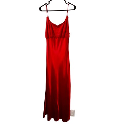 open lace back dress Charming Straps V-Neck Red Bodice Prom Dress Evening Gown with Slit