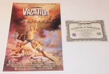 ANTHONY MICHAEL HALL SIGNED AUTOGRAPHED NL VACATION 11X17 POSTER PHOTO W/COA!