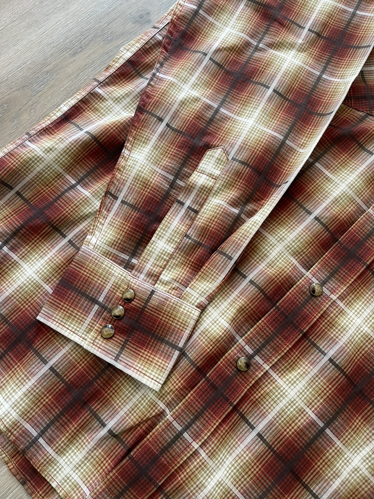 Men’s Pendleton Frontier Snap Button Down Sz L - image 2