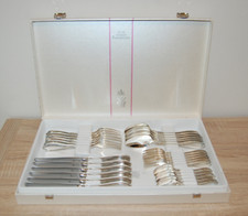 WMF Besteckset 30 teilig Englische Rose - versilbert 90er Silber