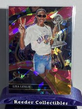 2024 Panini Select WNBA #249 Lisa Leslie Pink Ice Prizms