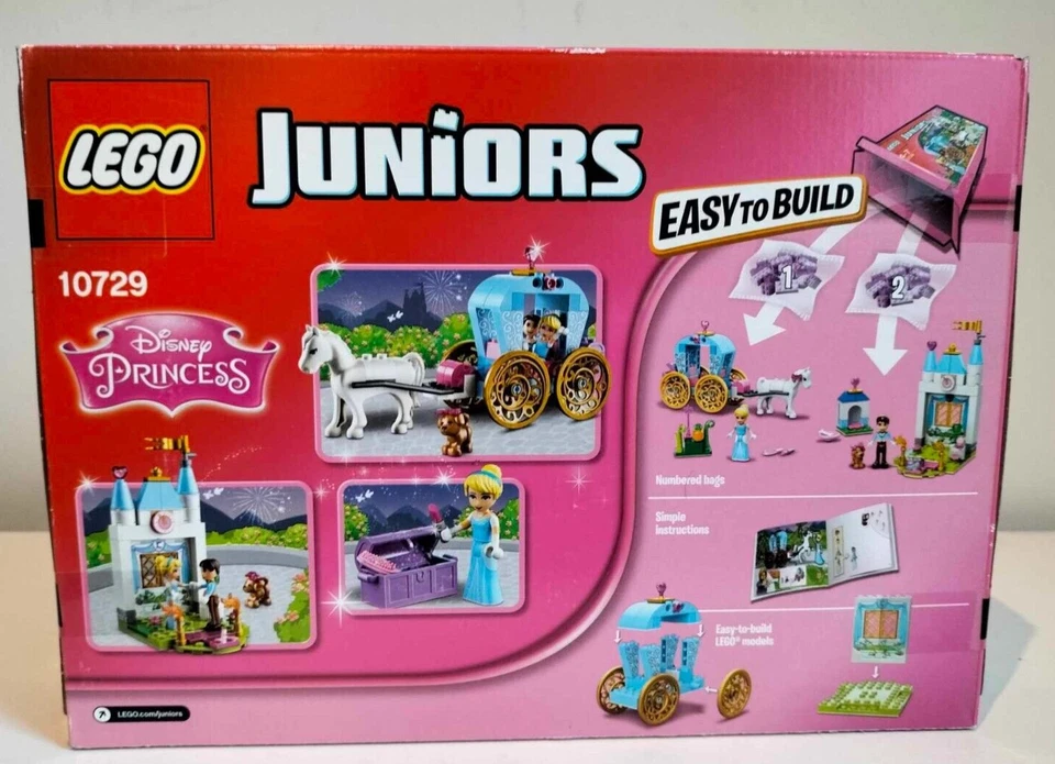 Lego 10729 Disney Princess - Le carrosse de Cendrillon - Cinderella - Neuf New - Photo 2/4