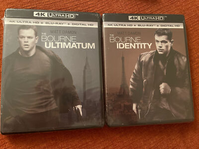 The Bourne Ultimatum & The Bourne Identity (Ultra HD, 2016)