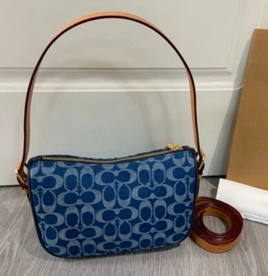 COACH Kailey Shoulder Bag In Signature Denim Denim/Natural CY701