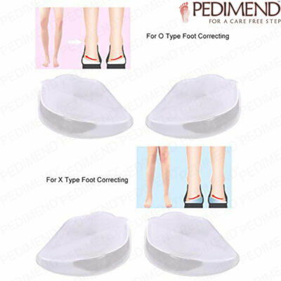 Pedimend Supination & Pronation korrigierende Fersenschmerzen Pads O/X Typ Beine (4 STCK.)