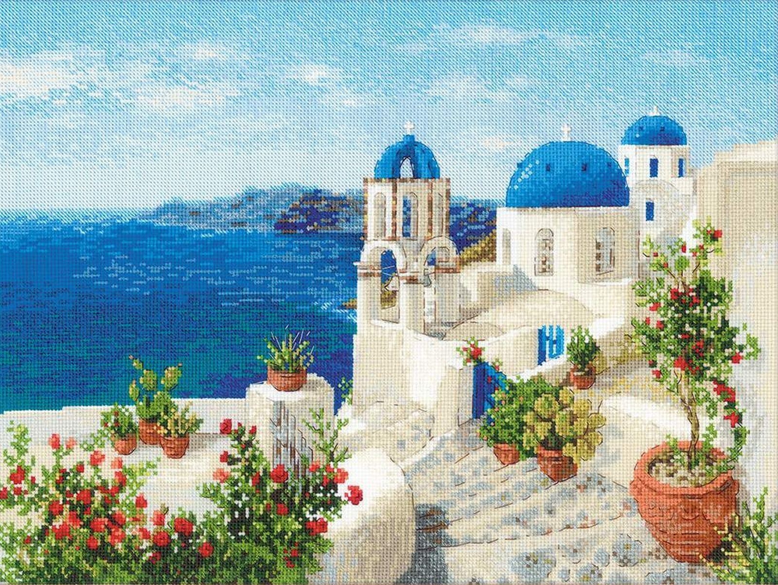 Riolis Cross Stitch Kit - Santorini