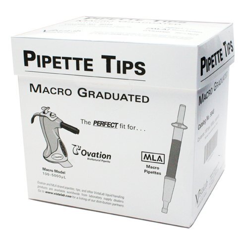 VistaLab 5mL Pipette Tips, MLA, Graduated, Boxed, Non-sterile 100