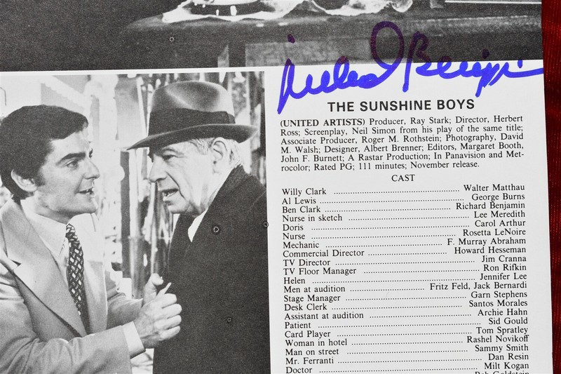 RICHARD BENJAMIN SUNSHINE BOY IN PERSON signed autograph page photo SCREEN WORLD