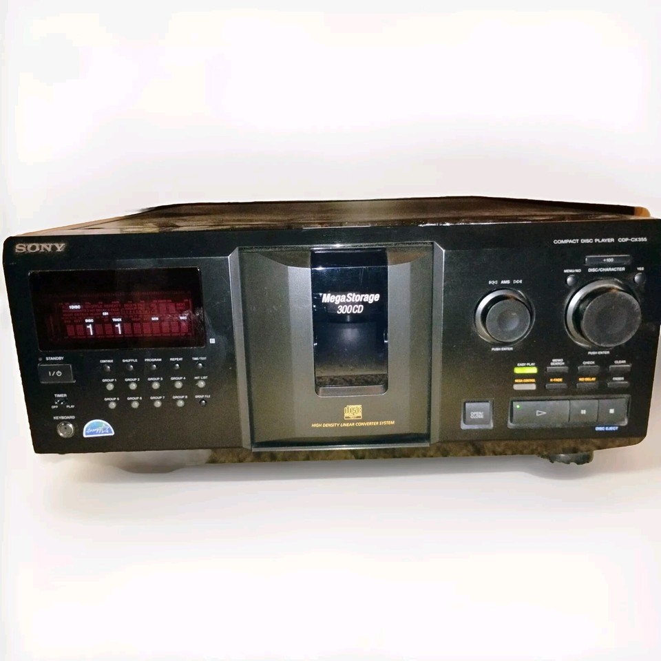 Sony CDPCX355 300 CD Changer Disc Mega Storage Parts or Repair eBay