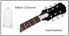 Axemasters Silver Chrome TRUSS ROD COVER PLATE made for EPIPHONE Guitar USA SHIP