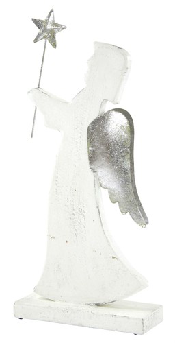 Angelo con Stella - Angelo di Natale Decorazione Natalizia Sacro Natale - Foto 3 di 11