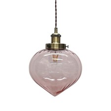 Image of Modern Glass Easy Fit Ceiling Lightshade Pendant Shade