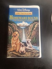 Walt Disney Homeward Bound The Incredible Journey VHS Family Film Collection