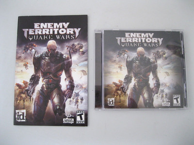 Enemy Territory Quake Wars PC DVD-Rom 2007 iD Software First Person Shooter Game