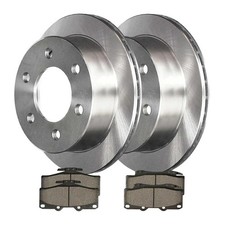 4pcs Ceramic Brake Pad Set 2pcs Disc Brake Rotors Kit Front Side for Toyota