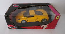 HOTWHEELS ENZO FERRARI YELLOW VERY NEAR MINT BOXED 1:18