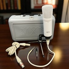 MXL D.R.K.  Desktop Battery Powered Condenser Recording Microphone Cables Stand