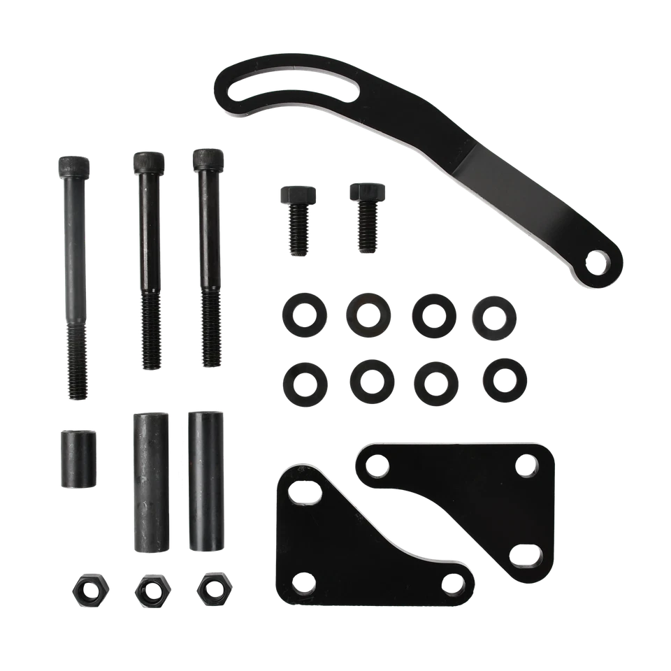 Power Steering Pump & Single Groove Pulley & Bracket For SBC Chevy 350 Saginaw - Image 2 of 4