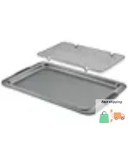 Advanced Nonstick 11" x 17" Baking Sheet & Roasting/Cooling Rack Set