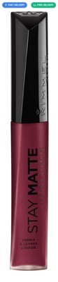Rimmel London Stay Matte Liquid Lip Color with Full Coverage Kiss-Proof...