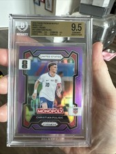 2026 Panini Prizm Monopoly World Cup #47 Christian Pulisic 34/99 Purple BGS 9.5