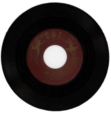 45Re FLOYD DIXON ''Roll Baby Roll / Hey Bartender''  Killer 50s R&B Rocker 2Sided 