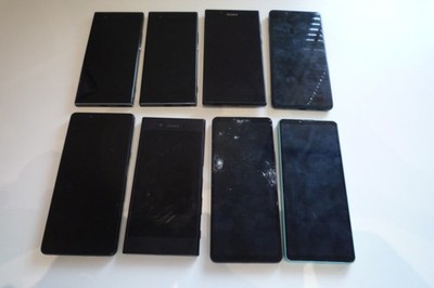 Restposten 8x Sony Xperia Handys: XA1, L1, L3, XZ, 10 V