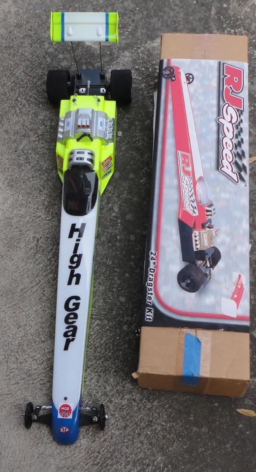 RJ Speed 1/10th scale 24" Electric Dragster RJS2003 Assembled/Painted,Never Run - Image 2 of 3