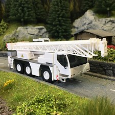 Grue mobile, Liebherr LTM 1045, blanc - HERPA 319485 - HO 1/87