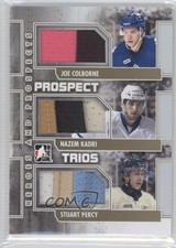 2011 ITG Heroes and Prospects Gold /10 Joe Colborne Nazem Kadri Stuart Percy 0f8
