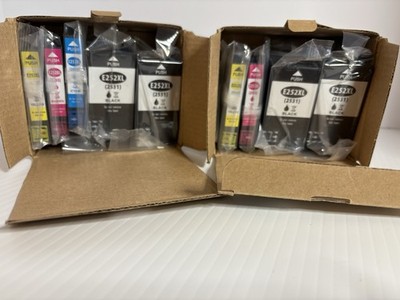 E252XL Ink Cartridges Compatible With Epson WorkForce WF-3640 Printer (252XL)