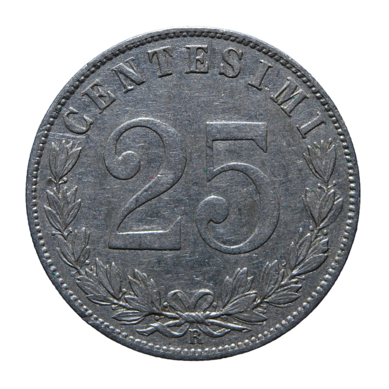 25 cents 1902 Savoy Eagle - Rome - Victor Emmanuel III - Kingdom - BB